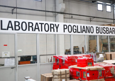 pogliano busbar - elettrificazione industriale - laboratory